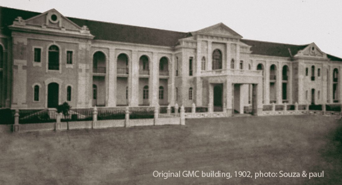 The original Goa Medical College building, 1902